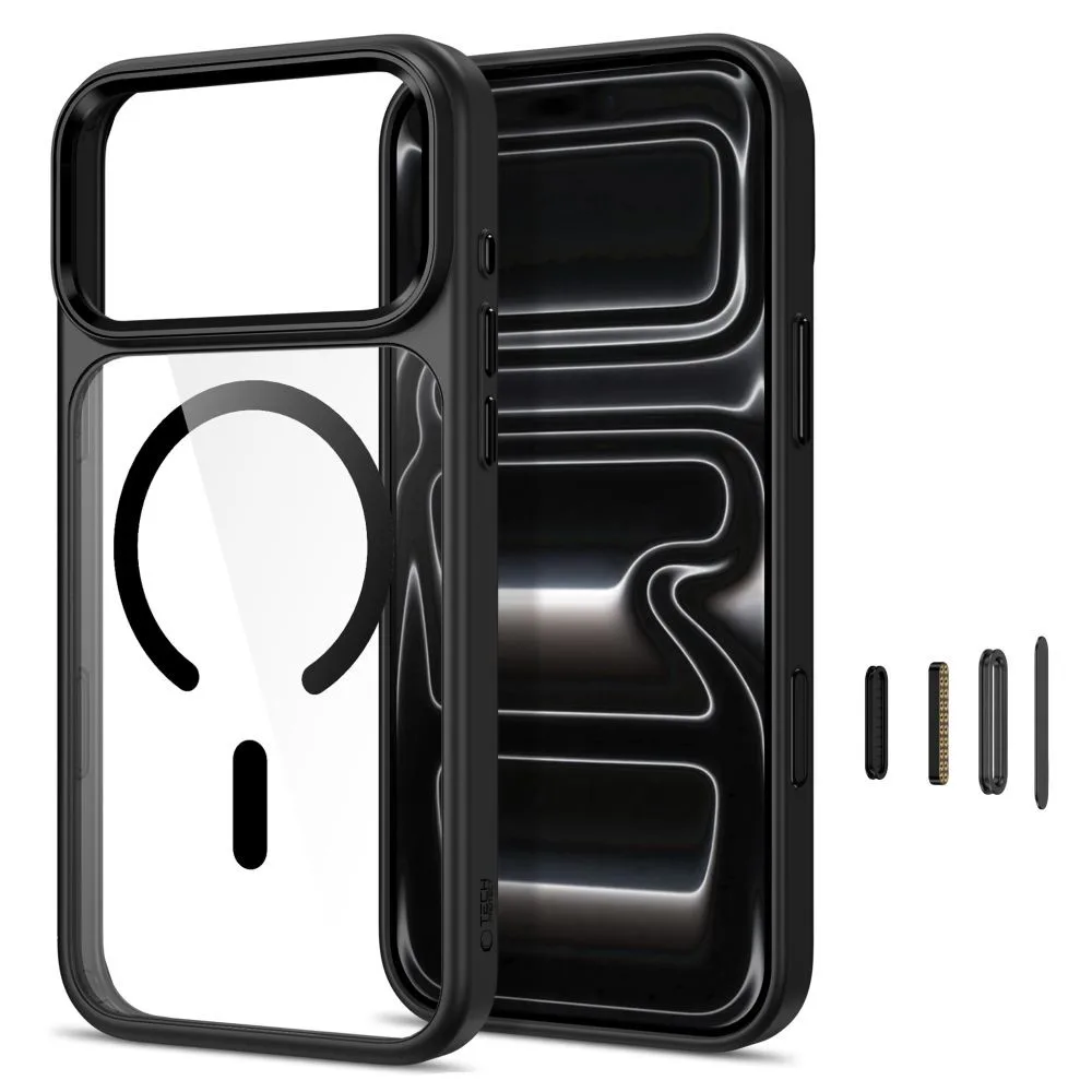 Tech-Protect Magmat Magsafe Back Cover TPU-PC για iPhone 17 Pro Max / 18 Pro Max - Black Clear – εικόνα 5