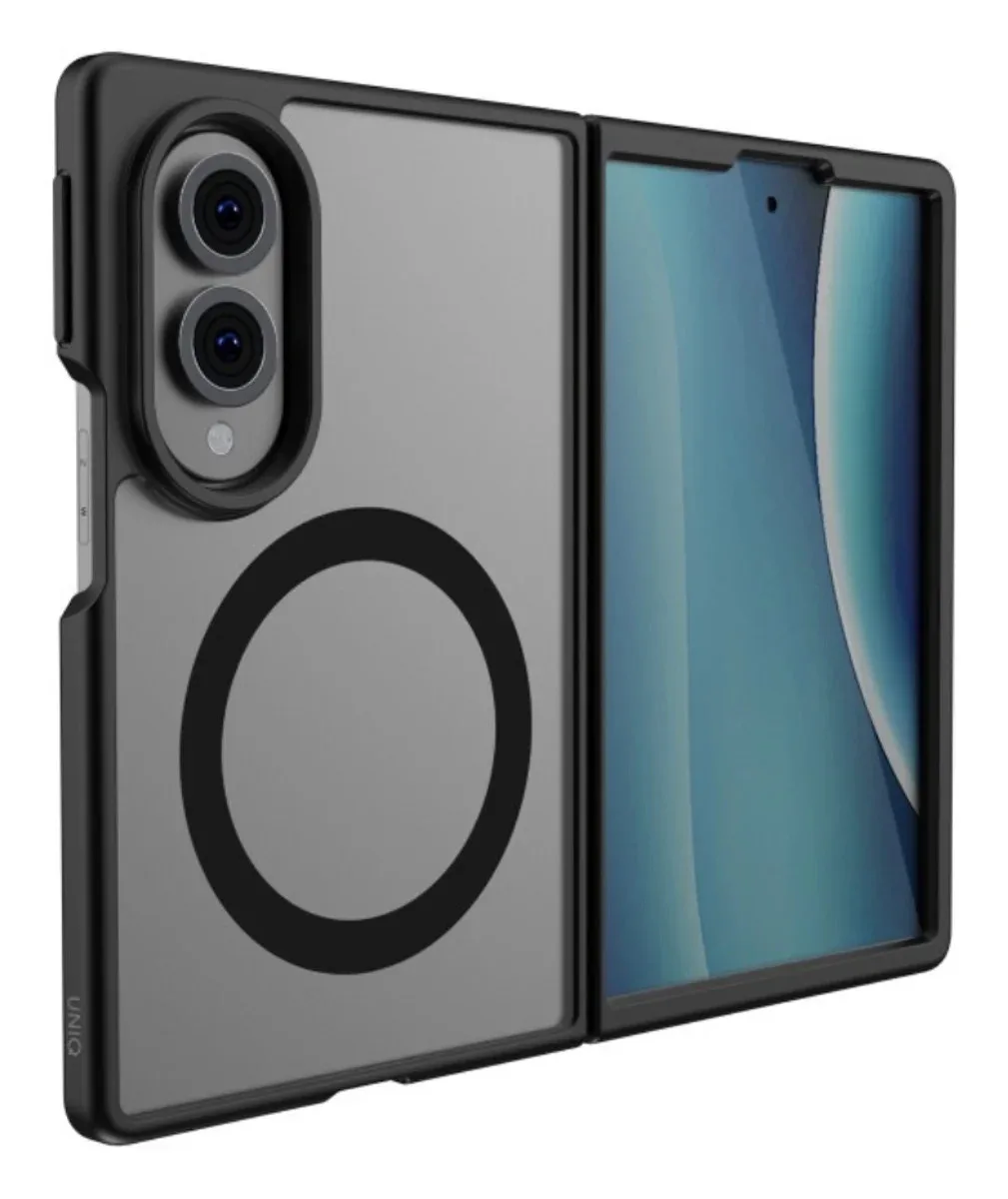 Uniq Veren AF Magclick Charging Case Πλαστικό / Σιλικόνης για Samsung Galaxy Z Fold 8 - Μαύρο