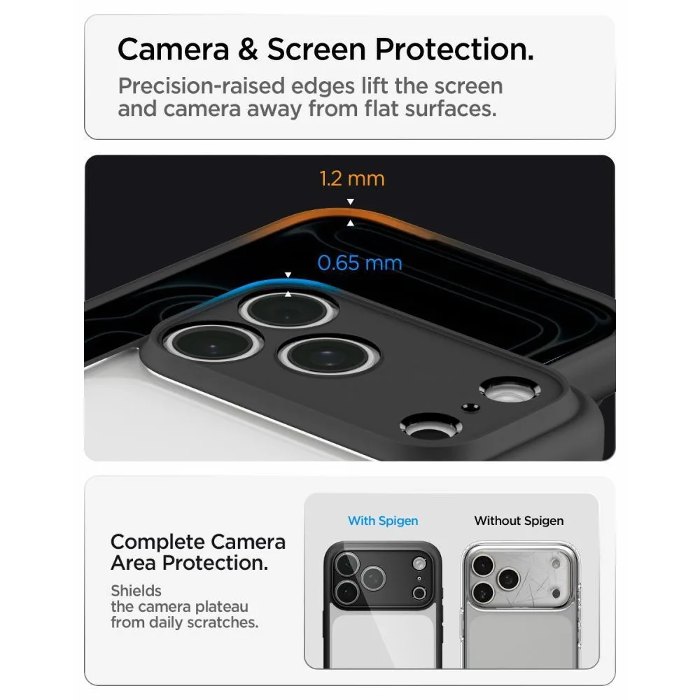 Spigen Ultra Hybrid Back Cover TPU - PC για iPhone 18 Pro / 17 Pro - Matte Black – εικόνα 2