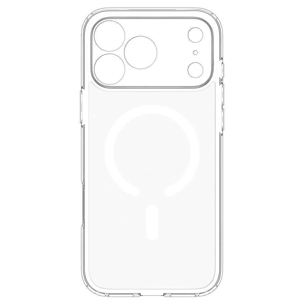 Spigen Ultra Hybrid Magfit Back Cover TPU - PC για iPhone 18 Pro Max / 17 Pro Max - Clear/White – εικόνα 2