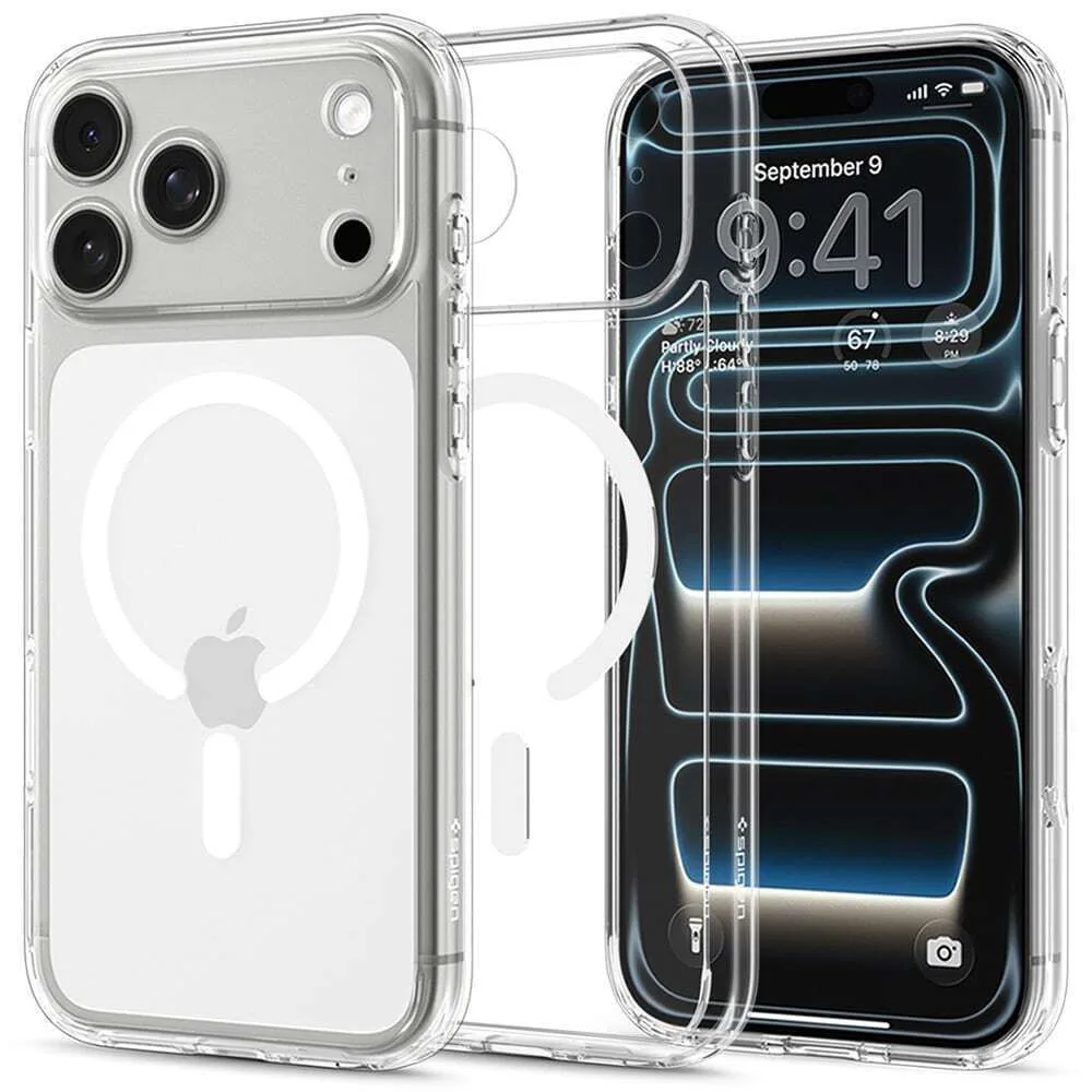 Spigen Ultra Hybrid Magfit Back Cover TPU - PC για iPhone 18 Pro Max / 17 Pro Max - Clear/White