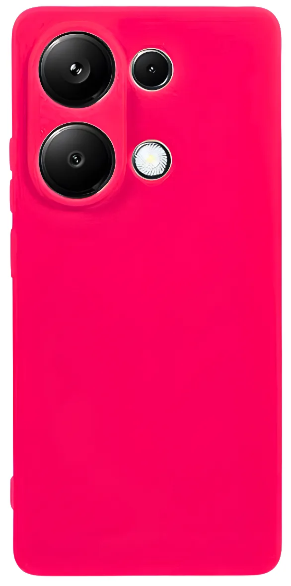 Θήκη σιλικόνης TPU Ultra Slim 0.3mm soft mat για Xiaomi Redmi Note 13 Pro 4G - Φούξια