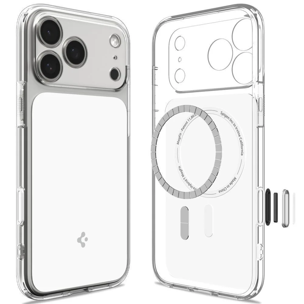 Spigen Ultra Hybrid T MagFit Cover TPU - PC για iPhone 18 Pro / 17 Pro - Glossy White – εικόνα 4