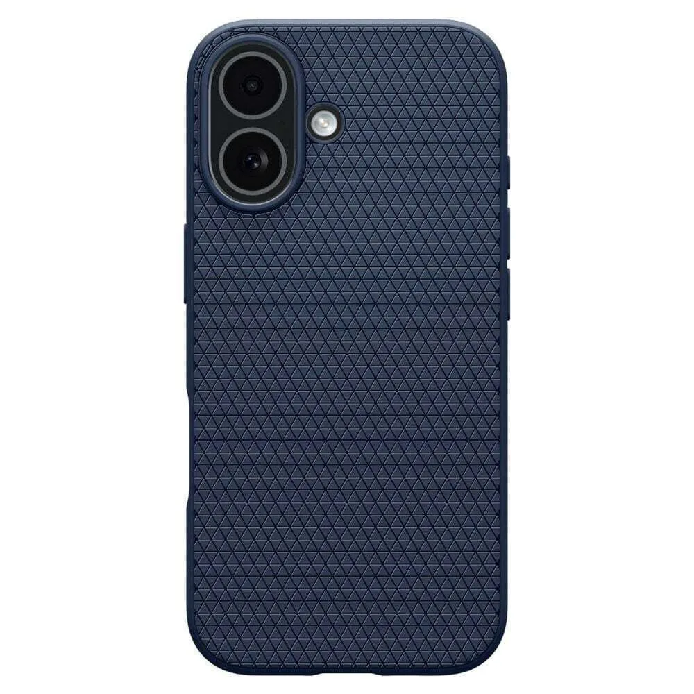 Spigen Liquid Air Back Cover Σιλικόνης για iPhone 17 - Blue – εικόνα 5