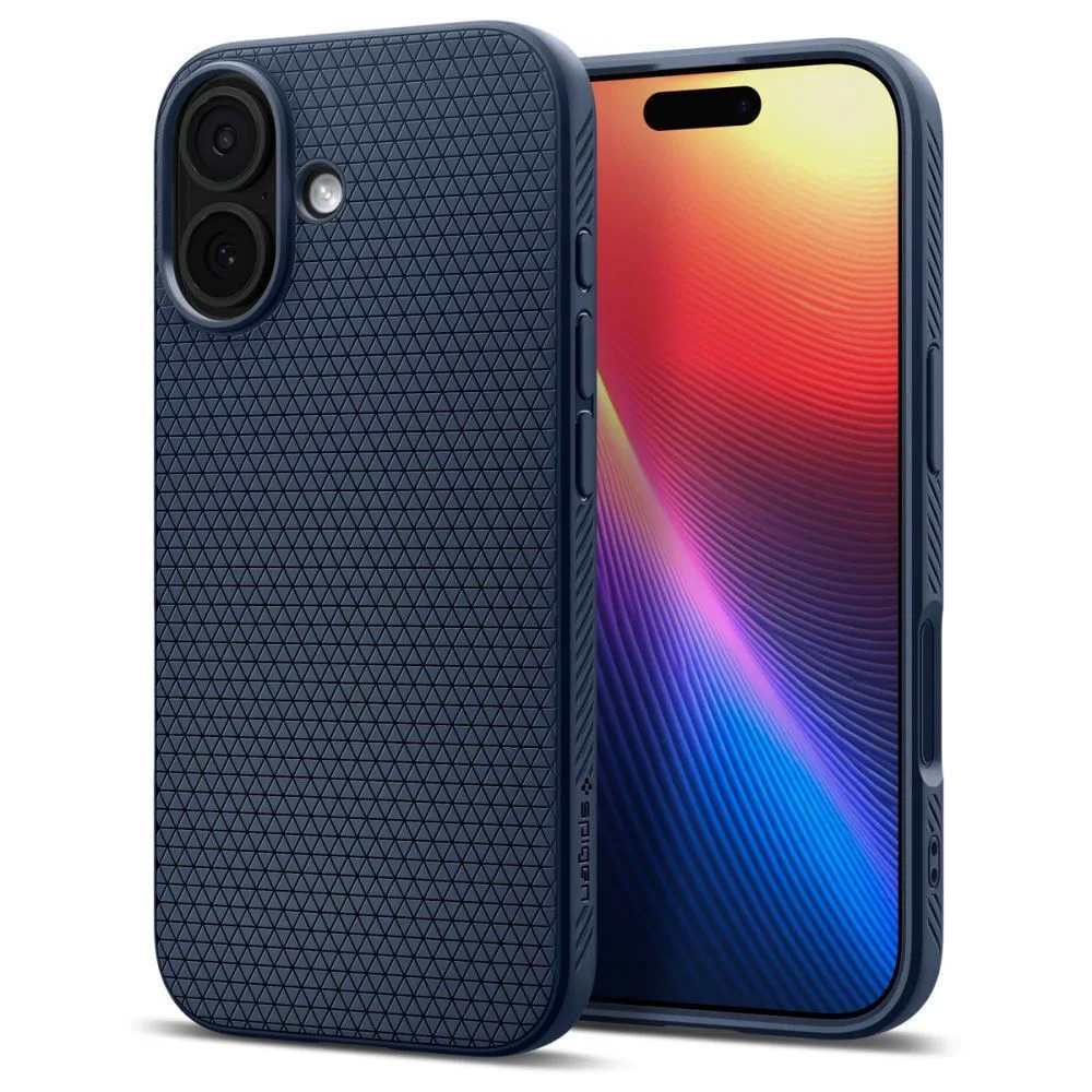 Spigen Liquid Air Back Cover Σιλικόνης για iPhone 17 - Blue