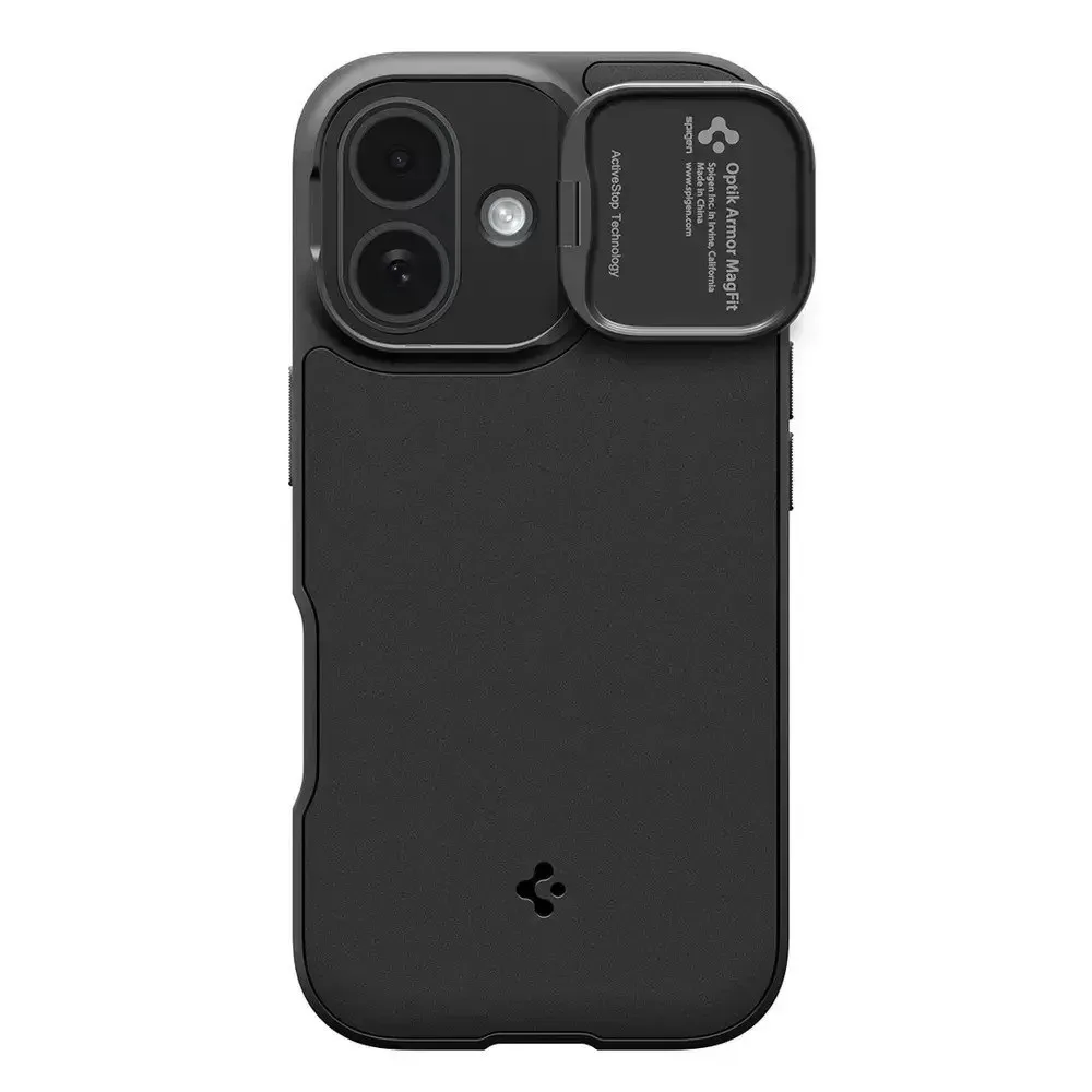 Spigen Optik Armor MagSafe Back Cover TPU - PC για iPhone 17 - Black – εικόνα 4