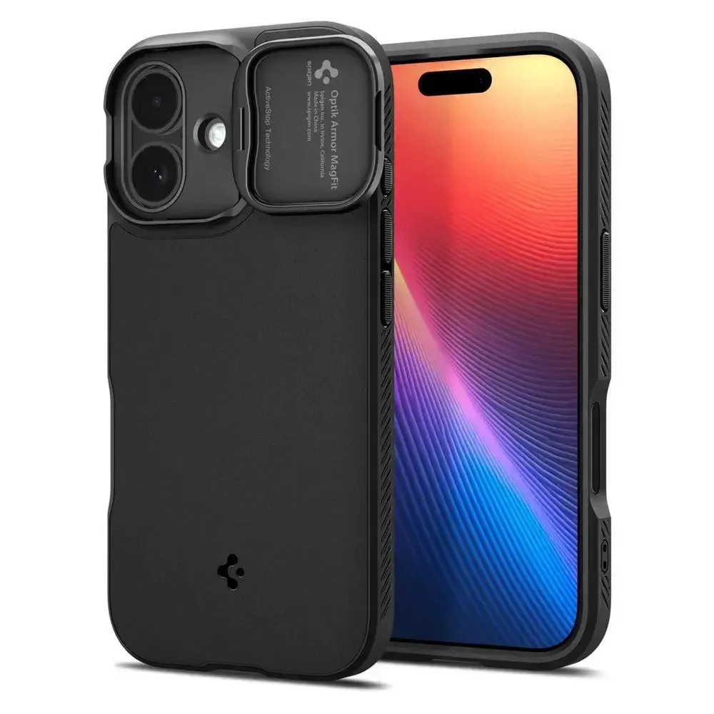 Spigen Optik Armor MagSafe Back Cover TPU - PC για iPhone 17 - Black