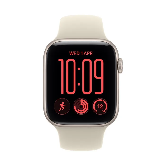 Apple Watch SE 3 GPS Starlight Aluminium 40mm - Sand Sport Band (M/L)