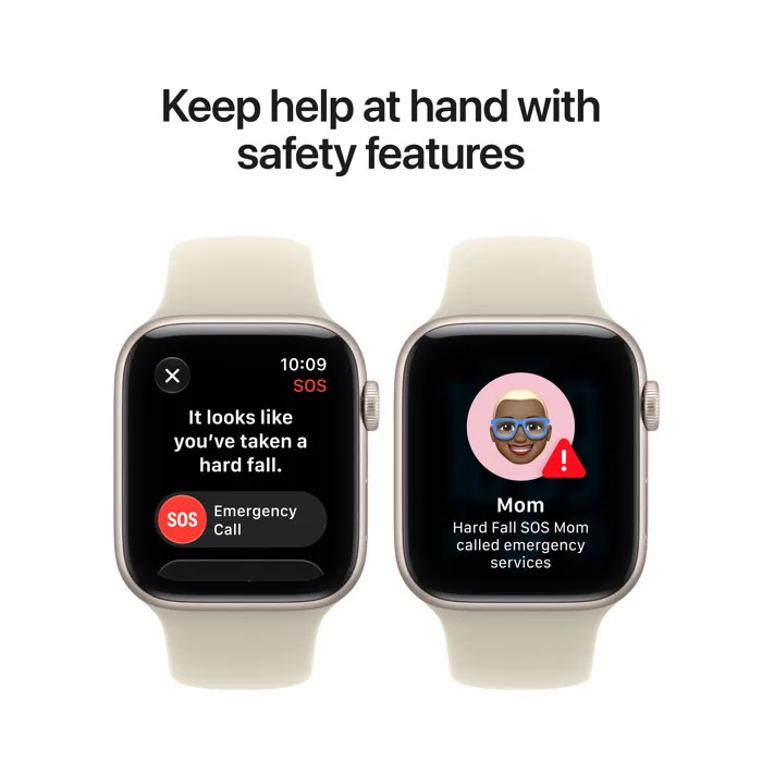 Apple Watch SE 3 GPS + Cellular Starlight Aluminium 40mm - Sand Sport Band (S/M) – εικόνα 3
