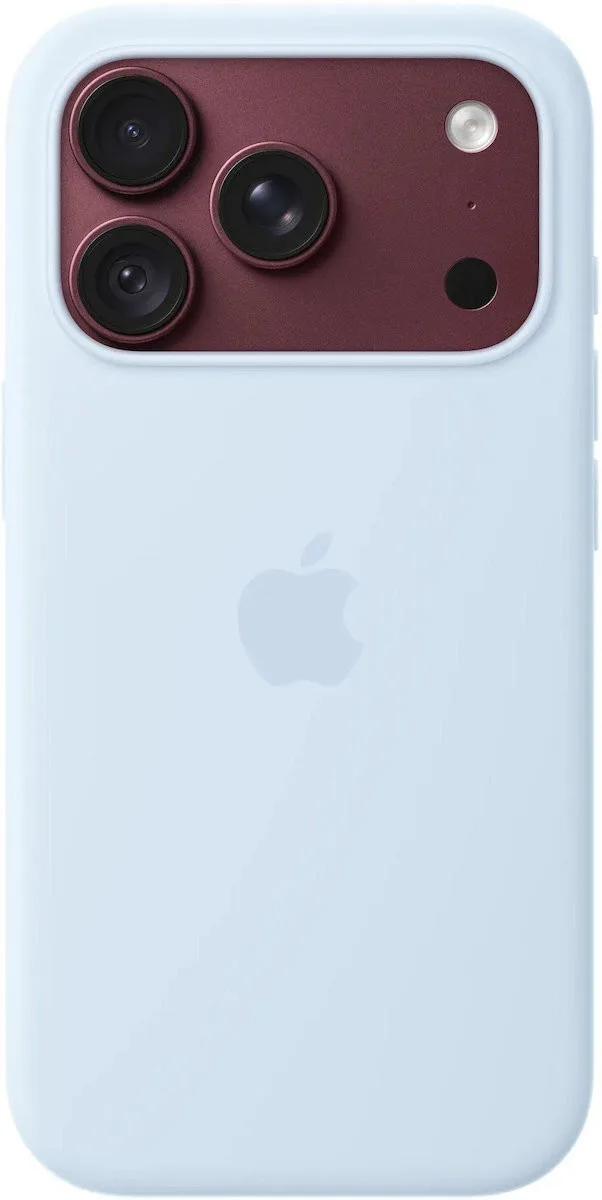 Apple iPhone 18 Pro Max Silicone Case with MagSafe Crisp Blue
