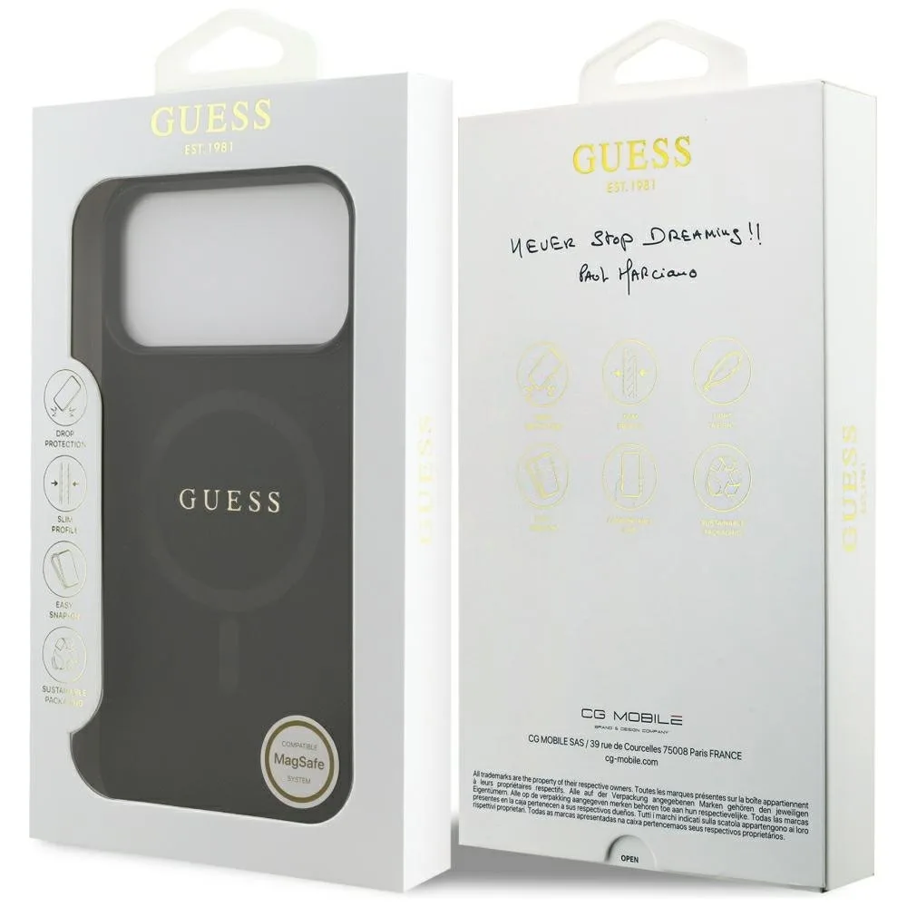 Guess Saffiano Classic Logo Magsafe Case για iPhone 18 Pro Max / 17 Pro Max - Black – εικόνα 2