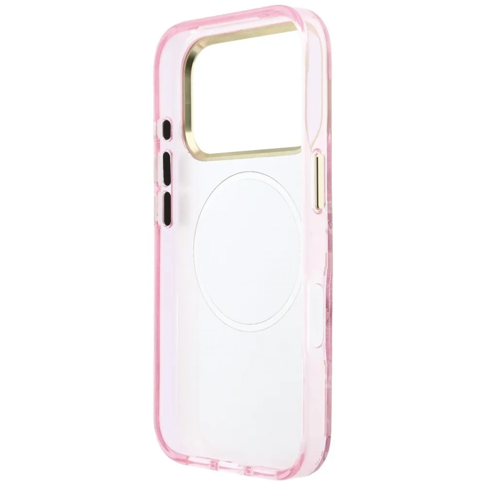 Guess Iml Glitter Blossom Roses Case για iPhone 18 Pro / 17 Pro - Pink – εικόνα 3