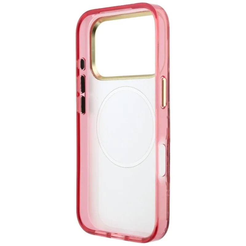 Guess Iml Glitter Blossom Roses Case για iPhone 18 Pro Max / 17 Pro Max - Burgundy – εικόνα 2