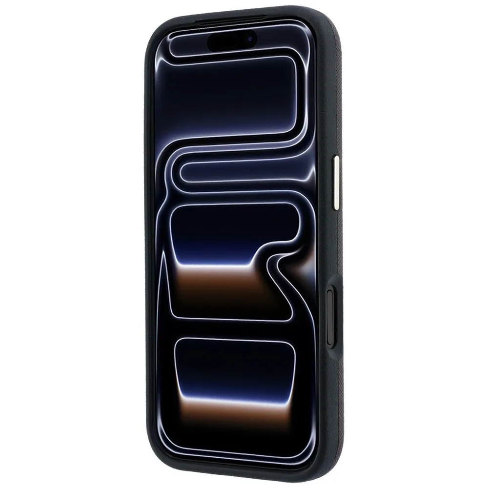 Karl Lagerfeld Saffiano Small Script Metal Logo Magsafe Case για iPhone 17 Pro / 18 Pro - Burgundy – εικόνα 2