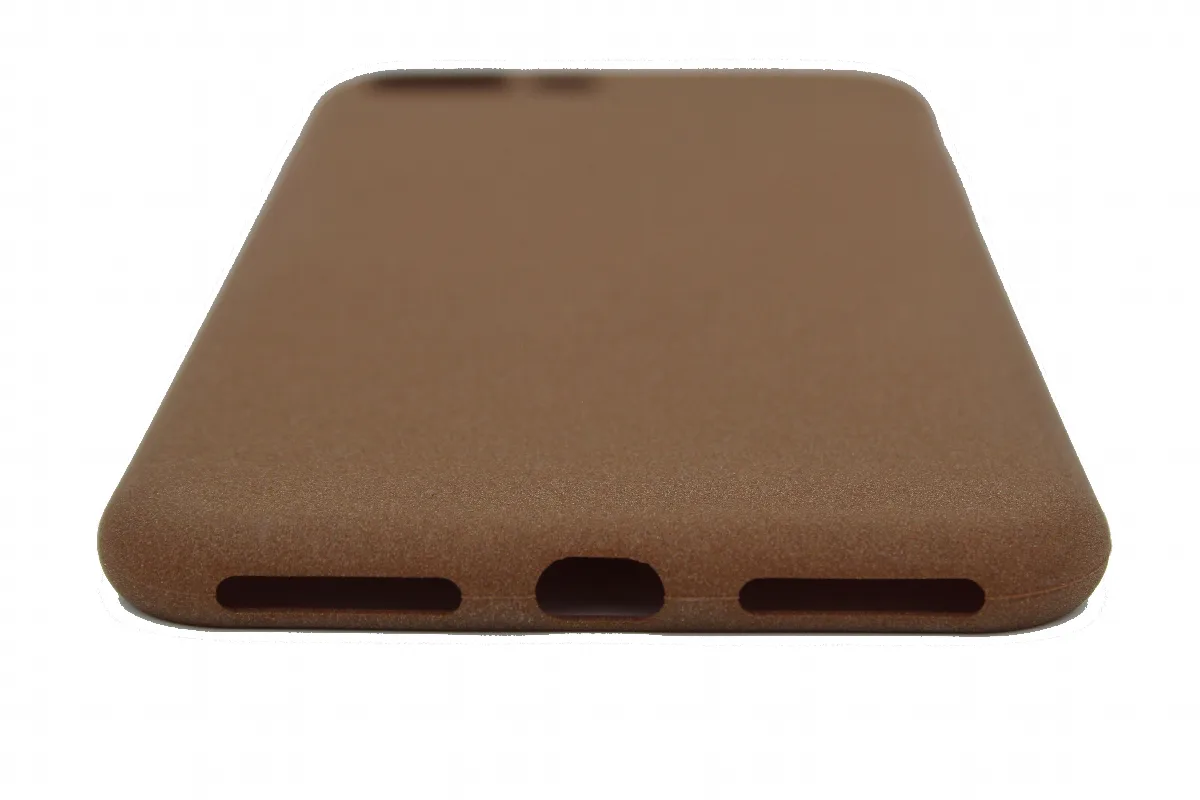 Θήκη σιλικόνης TPU Ultra Slim 0.3mm soft υφή mat για iPhone 7 Plus / 8 Plus - Καφέ – εικόνα 2