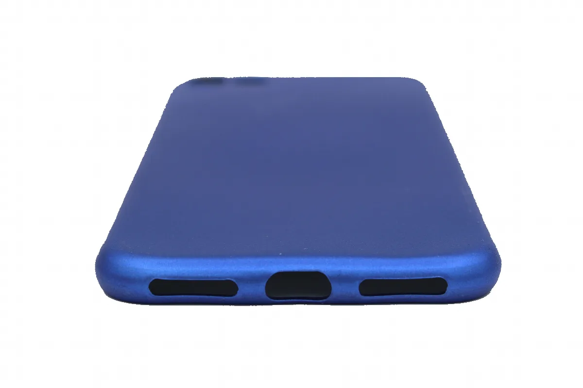 Θήκη σιλικόνης TPU Gel Ultra Thin mat για iPhone 7/8 - Σκούρο Μπλε – εικόνα 3