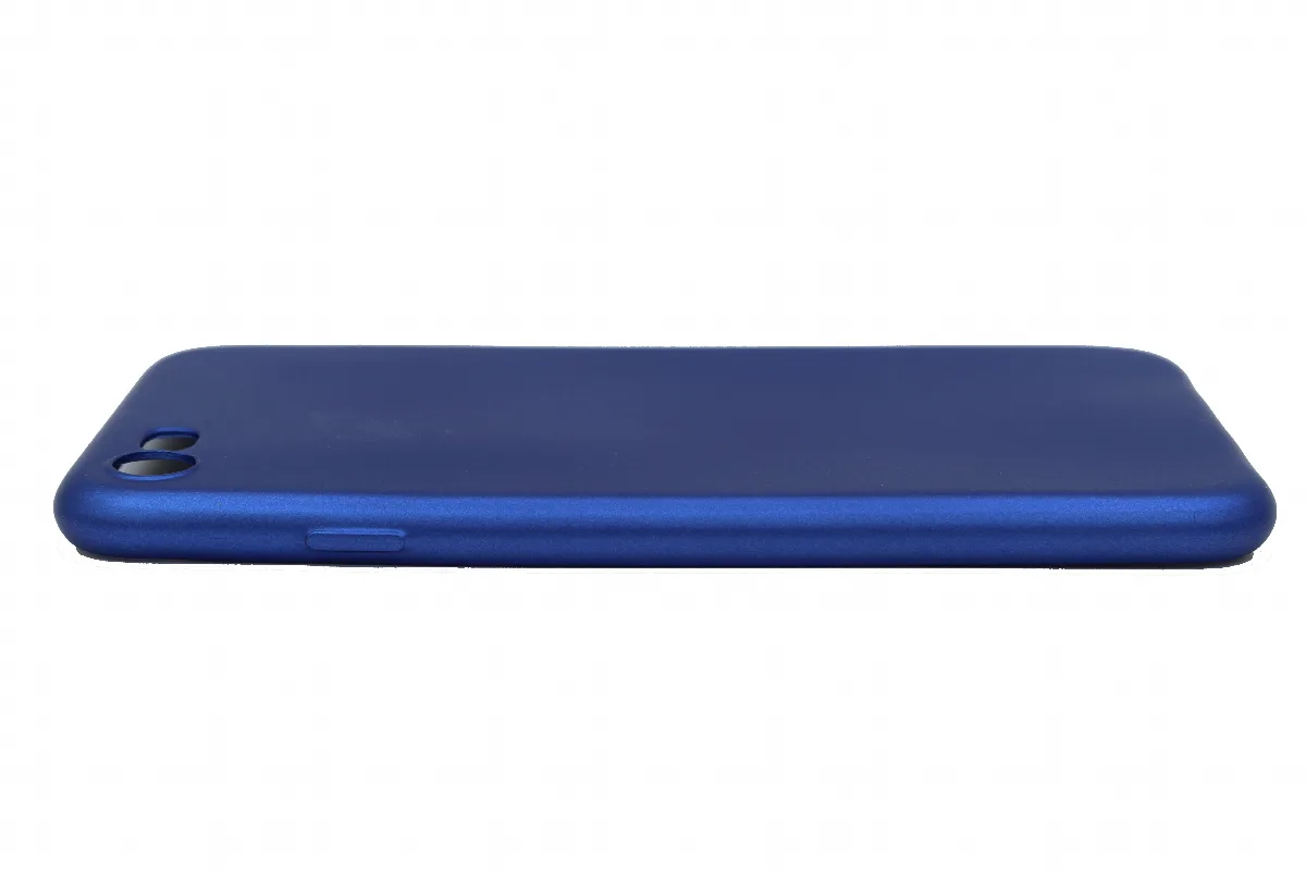 Θήκη σιλικόνης TPU Gel Ultra Thin mat για iPhone 7/8 - Σκούρο Μπλε – εικόνα 2
