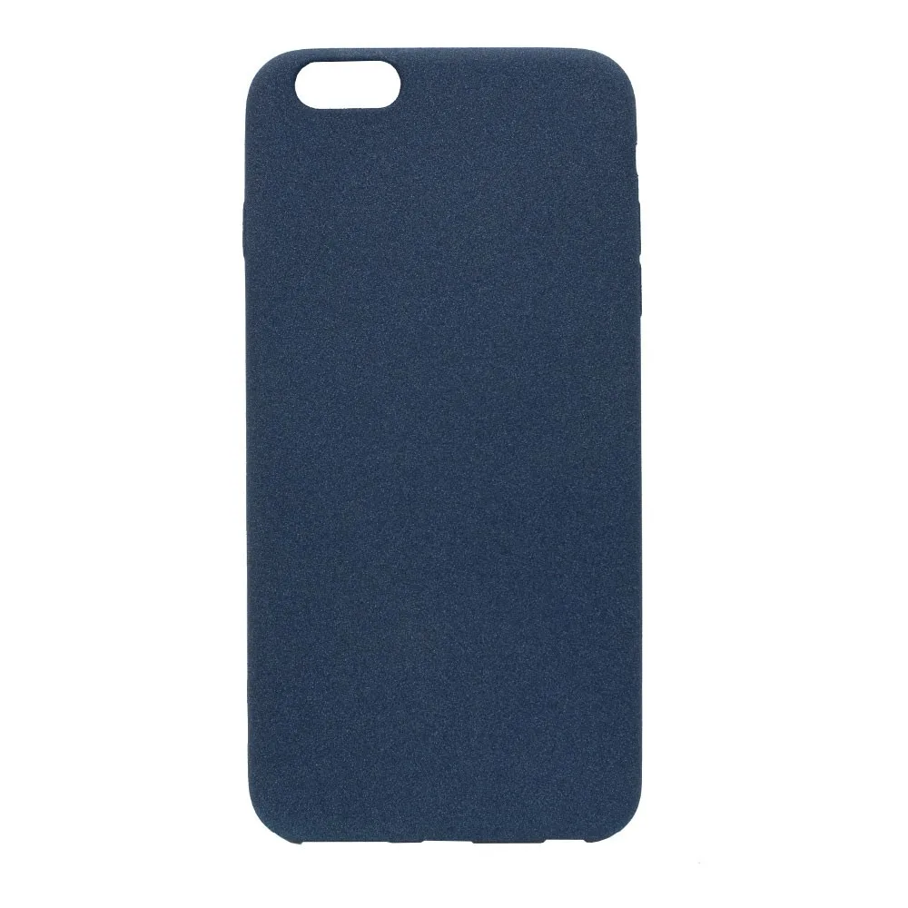 Θήκη σιλικόνης TPU Ultra Slim 0.3mm soft υφή mat για iPhone 6/6S Plus - Σκούρο Μπλε
